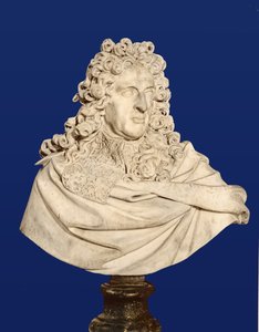 Busto de André Le Notre, após 1700 (mármore)